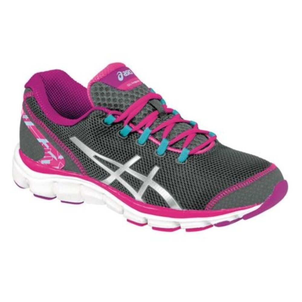 Asics Women's‎ Gray Pink Gel Frequency 2 Q359N Athletic Running Shoes Size 8.5